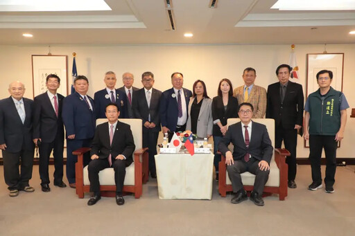 日本安中市長訪臺南 黃偉哲:展開深度交流