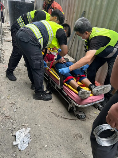 鶯歌工地天降鋼條工人爆頭 工人遭貫穿
