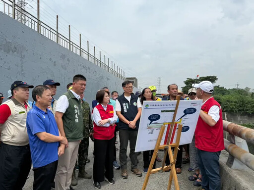 樺加沙颱風逼近 周春米視察防颱整備
