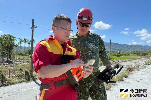 陸軍特戰攜手特搜 出動無人機搜尋失聯者