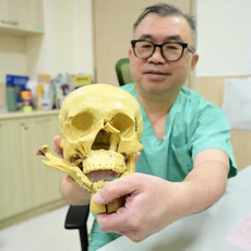 建築工臉部碎裂差點毀容 隱形切口神救援