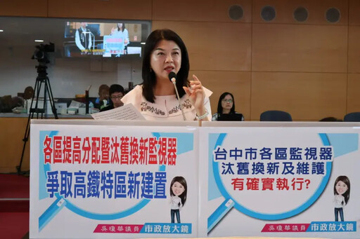 中市監視器全國最多 議員：「畫面調不到」