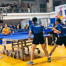 桌球盛會台中開戰 青壯長三代同場競技