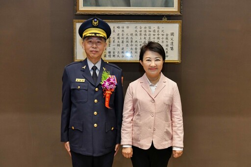 中市新卸任警察局長布達交接 盧秀燕:攜手打造更安全宜居環境