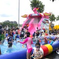 炎夏消暑親子共遊 中市太平區潑水節水戰樂翻天