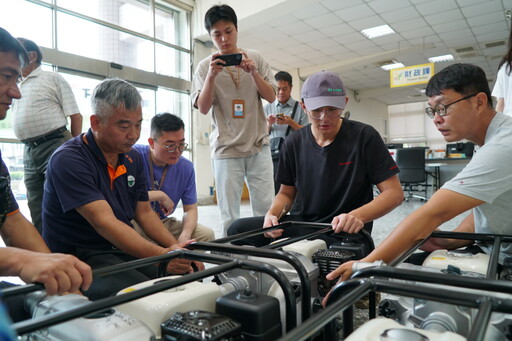 颱風淹水經驗後 鹿港鎮獲捐5部機動式抽水機