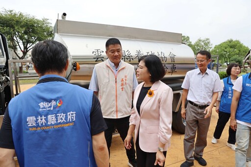 雲林啟用沼液澆灌車 強化畜牧資源再利用