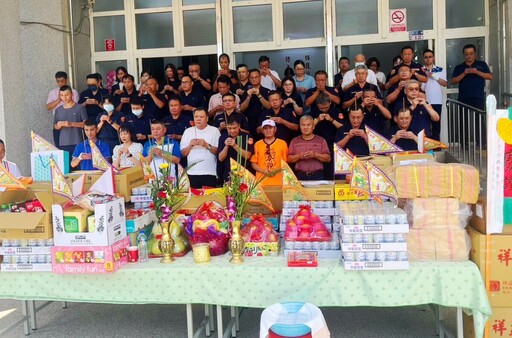 北港警分局舉辦中元普渡 祈願警民平安治安穩