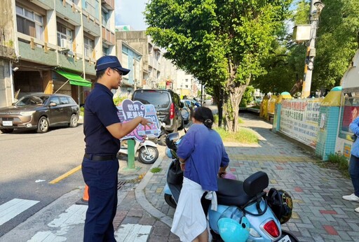 北港警啟動護童專案 宣導「慢看停」守護學童安全