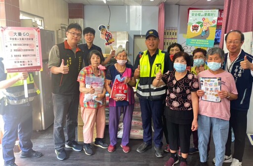 警民攜手送暖 關懷長者並強化防詐意識