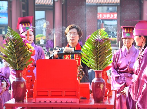 孔子誕辰2575週年 彰化孔廟釋奠典禮莊嚴登場