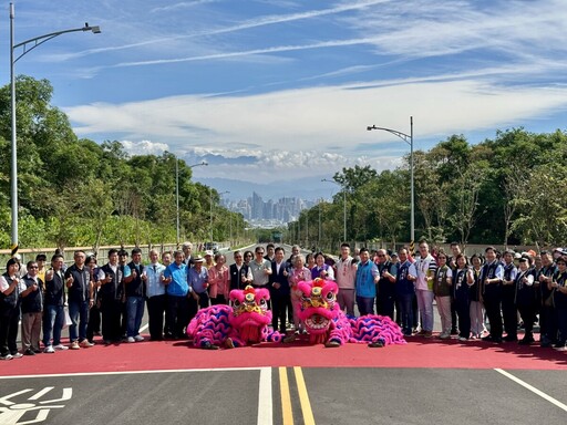 紓解壅塞兼顧行人安全與永續 大肚「藍色公路」延伸完工通車