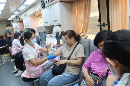 彰化「昱州號捐血活動」爆滿 788袋鮮血助人