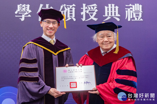 傑出企業家李義發將廢油變綠金 獲頒清華大學名譽博士