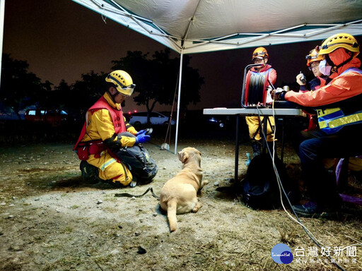竹市搜救犬獲國際肯定 「HENIN」與「CLAY」通過救援能力認證
