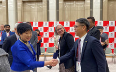 新北赴日出席永續國際論壇 會晤東京都知事小池百合子