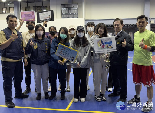 海山警組「打詐籃球隊」 深入校園犯罪預防宣導