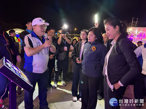 雲林縣長張麗善率團隊訪南投 參觀燈會作借鏡