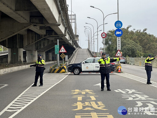 國際自由車環台賽 平鎮警分局規畫縝密交維計畫實施管制