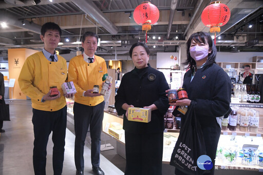 徐榛蔚領軍前進東京食品展 打響花蓮品牌