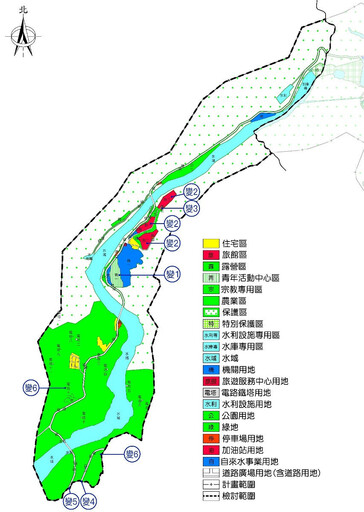 曾文水庫特定區主要計畫 第二階段臺南市轄區113年2月17日起發布實施