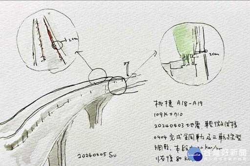 巡視機捷受地震影響軌道結構 蘇俊賓：持續加強各項安檢工作