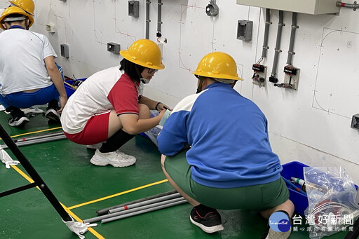 推動國中技藝教育 桃市國中生挑戰「室內配線」