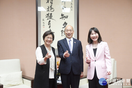 王惠美率團隊拜會立法院長韓國瑜 爭取彰化縣建設經費