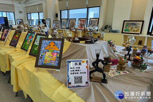 麻豆區國中小美術班成果展 展出168名學生780件作品