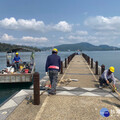 日月潭水庫水位回升 各公有碼頭浮排設施啟動復原工作