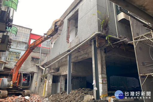 0403地震三元市場危樓20天內拆除 桃市建管處助居民回歸正常生活