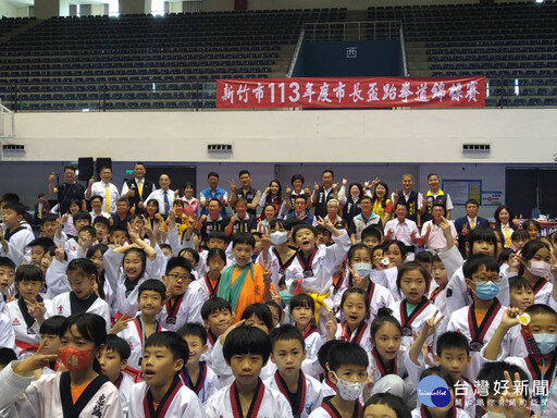 竹市長盃跆拳道錦標賽登場 逾600名選手同場較勁