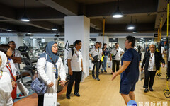 展示專業教學場域 馬來西亞北砂教育廳參訪崑山科大體適能中心