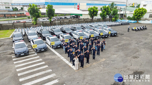 屏縣府新購188輛警用車 為屏縣治安增添戰力