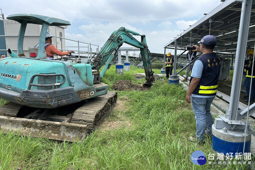 七股光電場非法掩埋疑雲 南市環保局開挖結果並無不法
