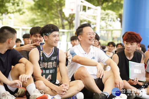桃青局首辦校園社團3X3籃球賽 蘇俊賓PK代言人「臺灣艾佛森」蔣淯安