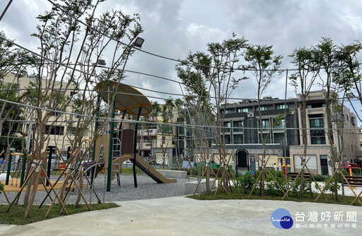 打造嶄新親子遊戲空間 大肚王福公園「自然遊戲場」完工