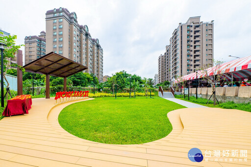 活化閒置土地打造良好休憩空間 桃園龍壽三角公園啟用