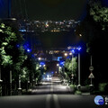 重現「藍色公路」浪漫夜景！ 中市LED路燈升級點亮大肚山頭