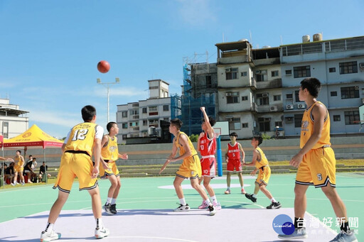 竹縣寶山鄉黑豹盃籃球賽開幕 共23隊參賽熱烈開打
