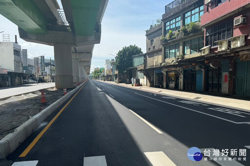 蘆竹區南崁路二段捷運高架橋完工 全線六車道開放通行