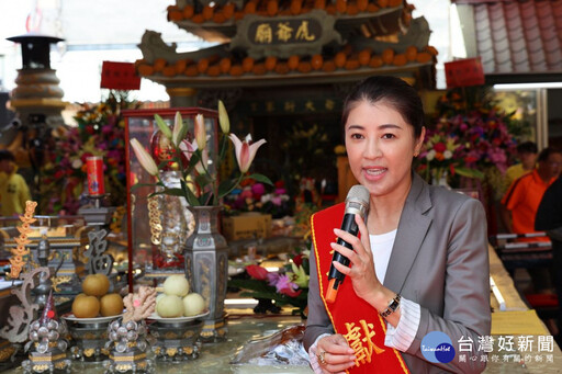 水里虎爺將軍誕辰遶境祈安 許淑華開香主祭感謝信眾公益救難行善