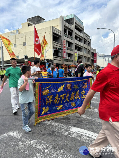 關公薪火抵雲林 5尊大陸關聖帝君駐駕四湖參天宮