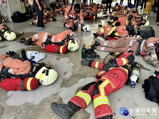 強化安全救災與應變生存能力 竹市消防局「火場生存Fire Survival」開訓