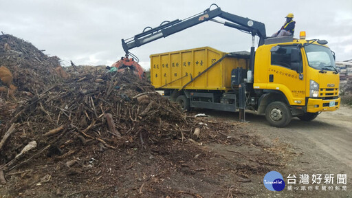 廢棄樹枝活化再利用 神岡清潔隊服務便民又環保