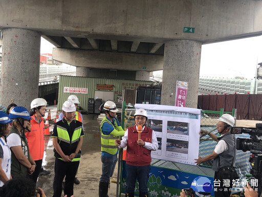 侯友宜視察浮洲橋耐震補強工程 提供市民安全道路橋梁環境