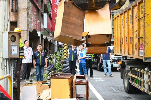 凱米颱風逐漸遠離 張善政：啟動復原作業、晚間恢復垃圾清運