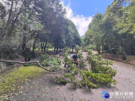 凱米颱風造成山區道路受創 奧萬大森林遊樂區、能高越嶺道西段及天池山莊持續休園至8/9