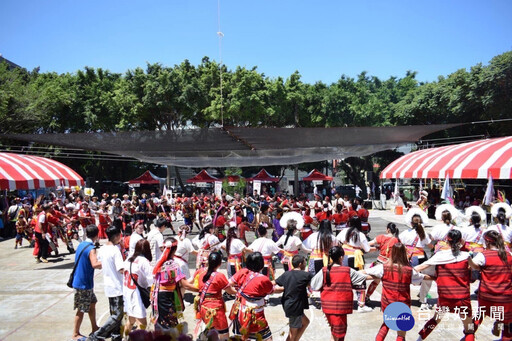 原住民族豐年祭 楊梅警宣導反詐、婦幼安全