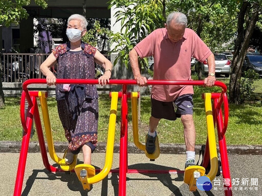 捐板橋榮家戶外健體設施 嘉惠榮民促進高齡長輩健康老化